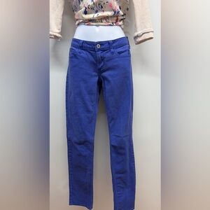 Arizona Jean Company Women's Straight Leg Stretch Jeans - Royal Blue